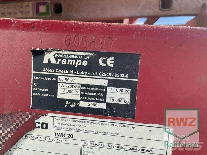 Krampe TWK20DSK / HD550 Remorci rabatabile