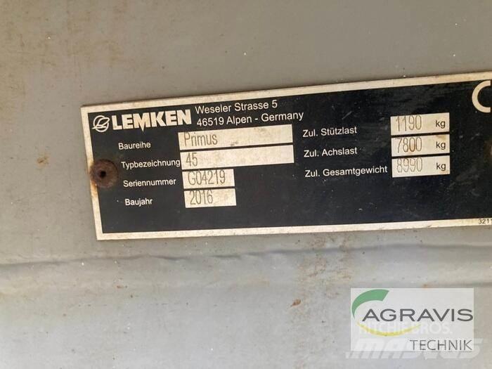 Lemken PRIMUS 45/27 Tractoare agricole sprayers