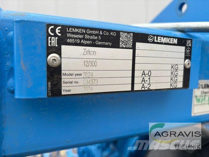 Lemken ZIRKON 12/300 Grapa si pluguri rotative