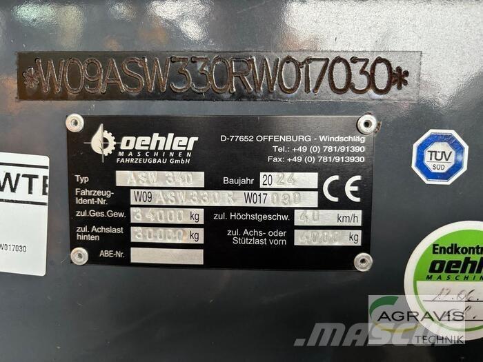 Oehler OL ASW 340 Alte remorci