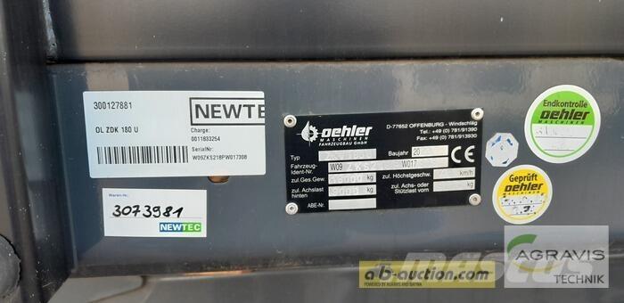 Oehler OL ZDK 180 U Remorci rabatabile