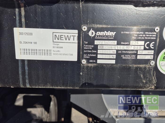 Oehler OL ZDK/HW 180 Remorci rabatabile