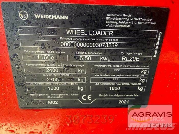 Weidemann 1160E Incarcator pe pneuri
