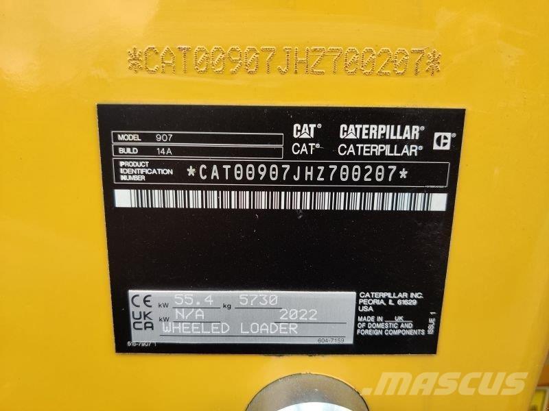 CAT 907 Incarcator pe pneuri