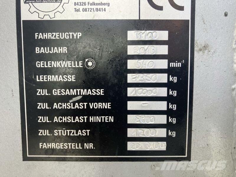  HIRL T110 Mixere furaje