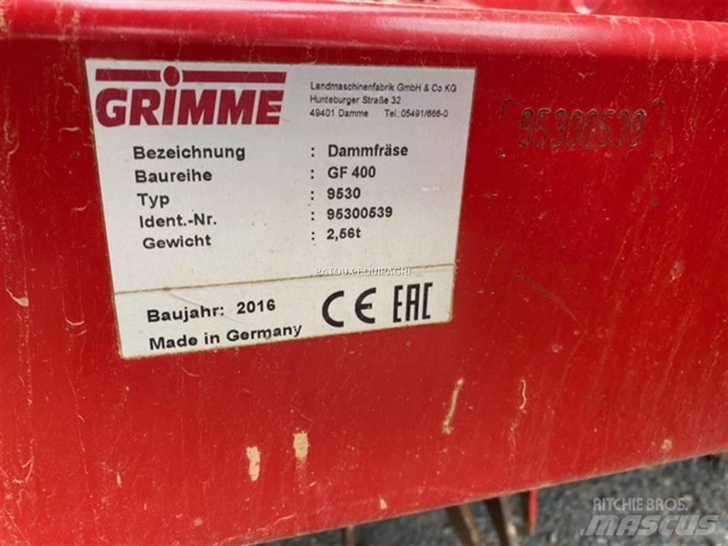 Grimme GF 400 Grapa si pluguri rotative