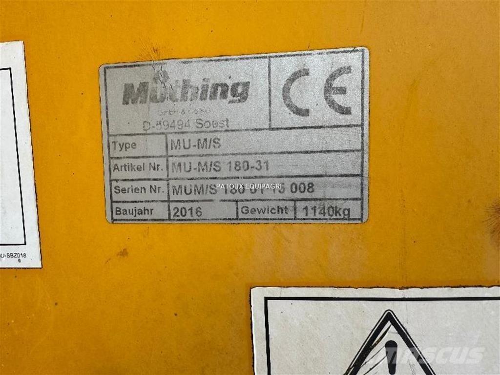 Müthing MU/MS-180 Grapa si pluguri rotative