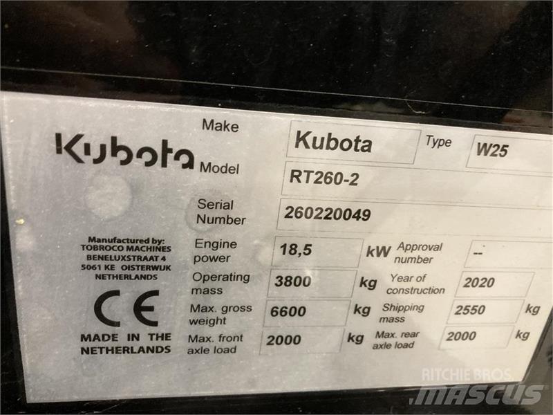 Kubota RT260-2 Mini incarcatoare