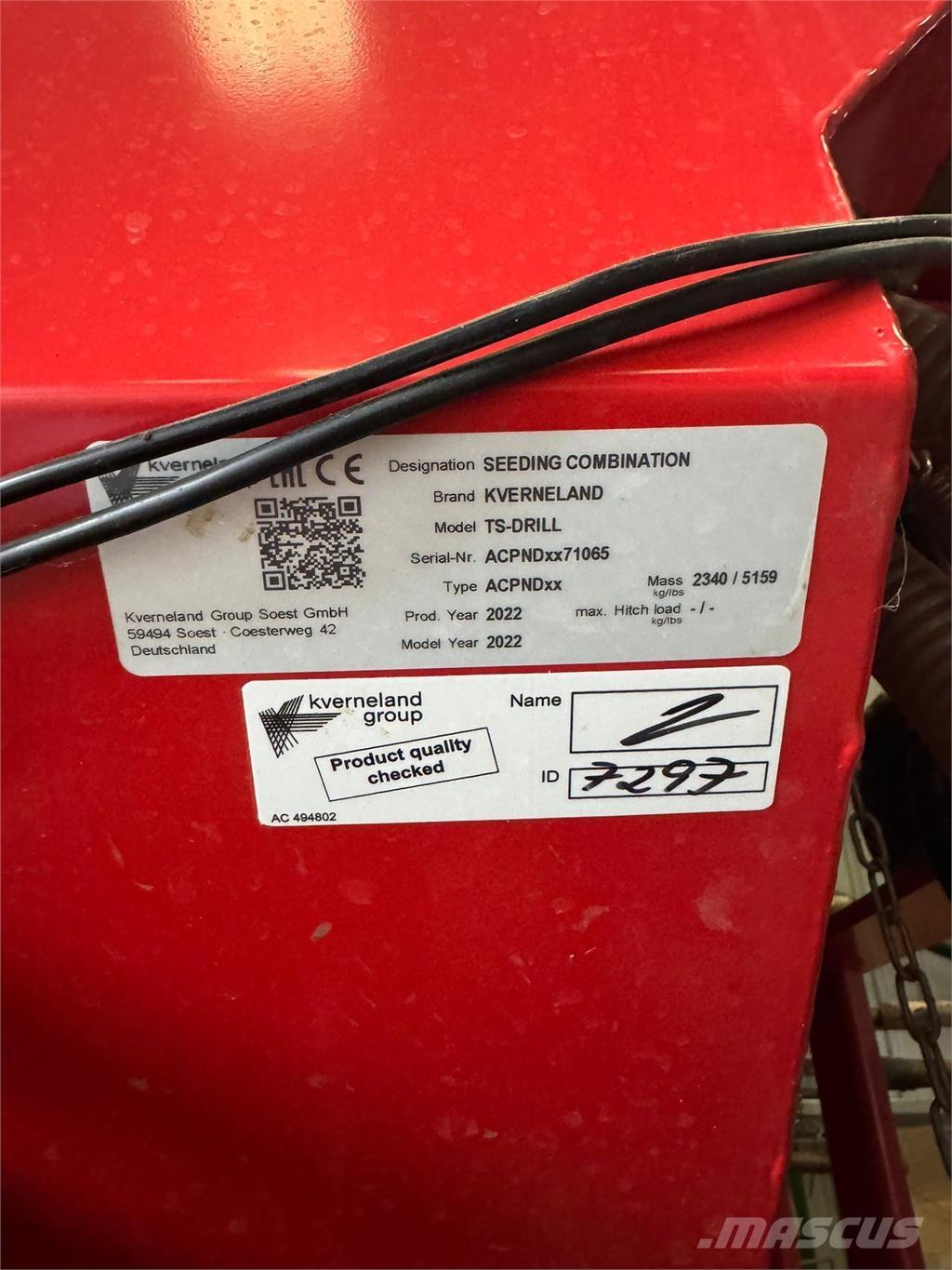 Kverneland 4.8M Utilaje agricole - Altele