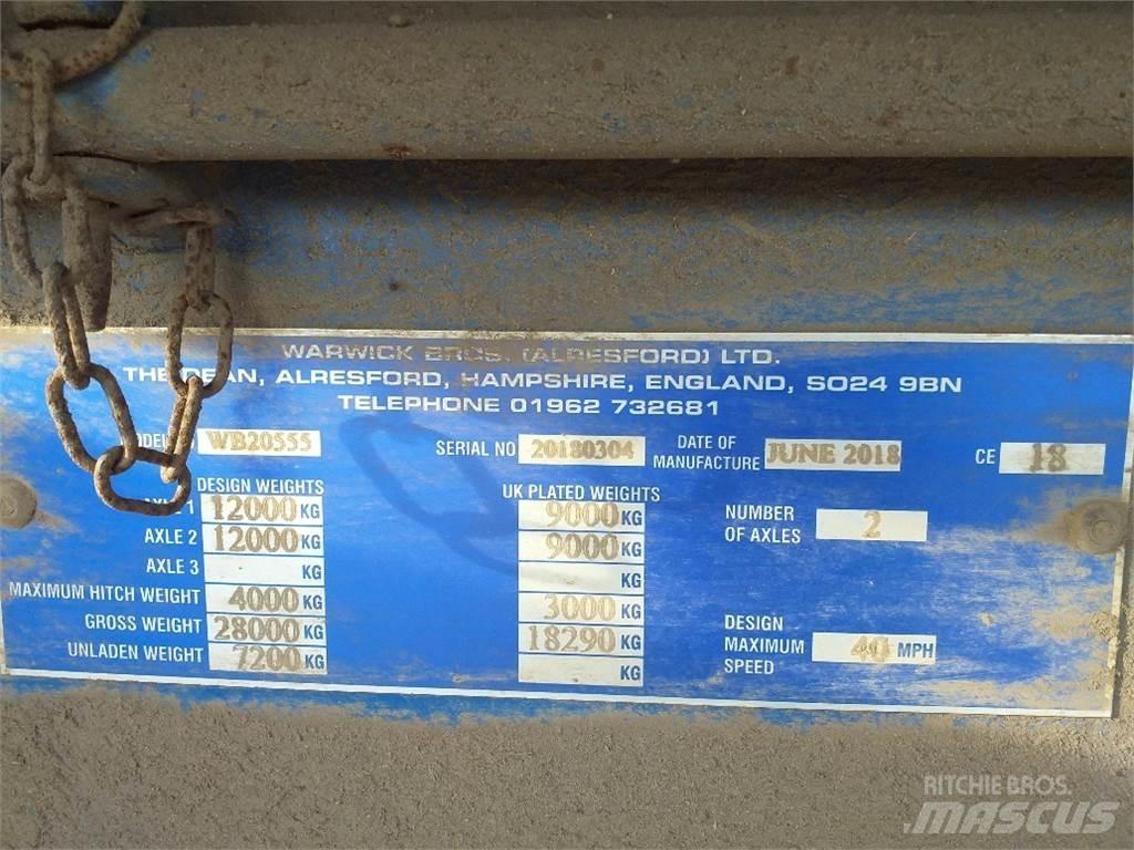  WARWICK 20 TONNE Alte remorci