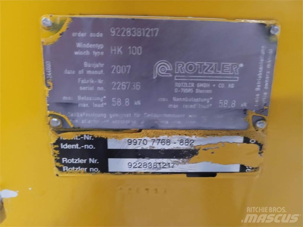 Faun HK 100 winch Piese si echipamente pentru macara
