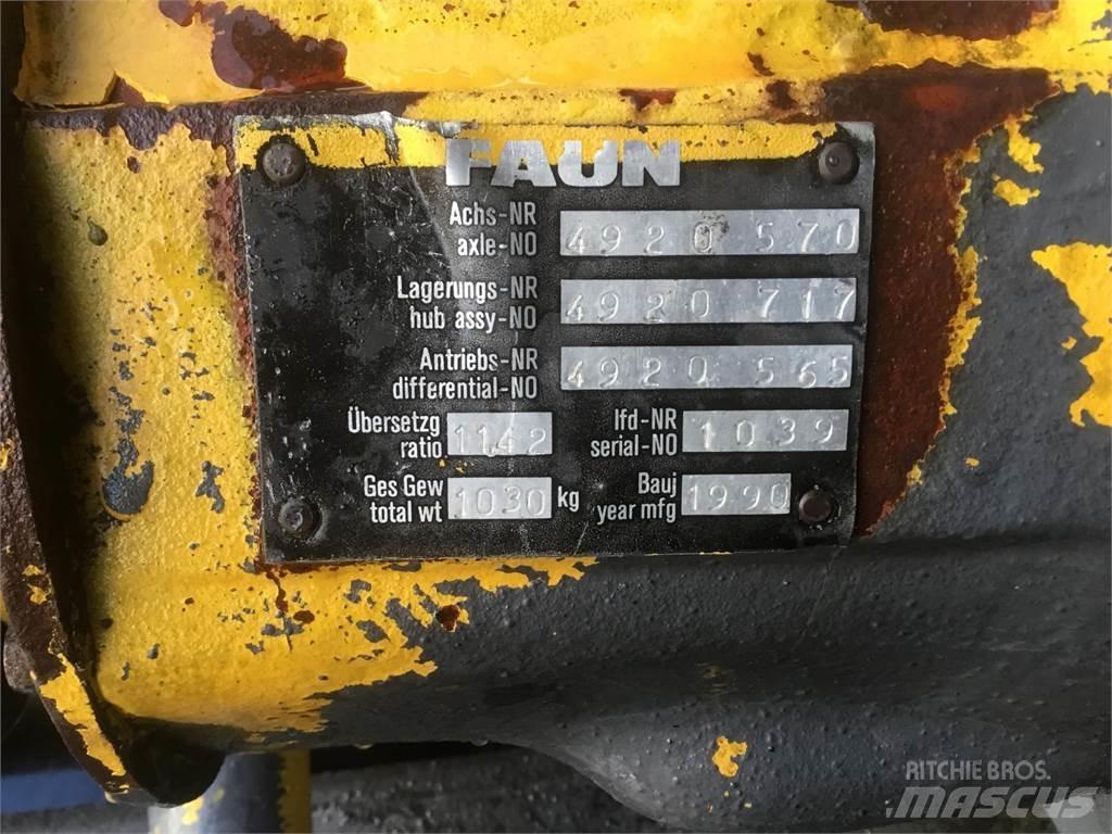 Faun RTF 50-3 axle 1 Axe