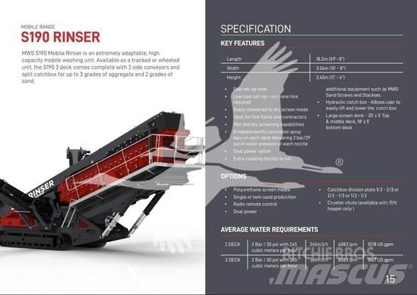 MWS S190 Utilaje construcții - Altele
