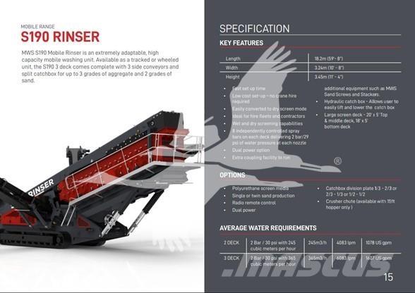 MWS S190 Utilaje construcții - Altele