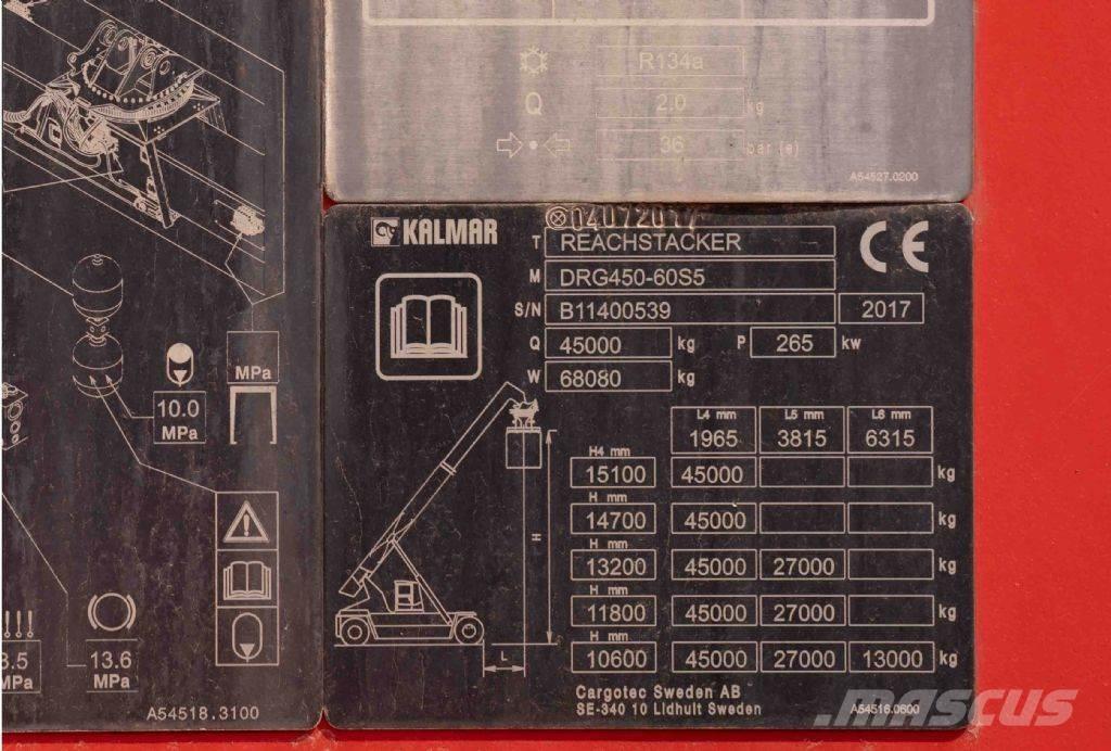 Kalmar DRG450-60S5 Stivuitoare Telescopice Rotative