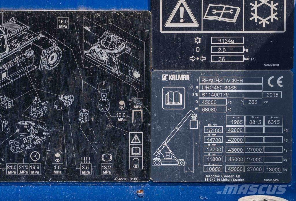 Kalmar DRG450-60S5 Stivuitoare Telescopice Rotative