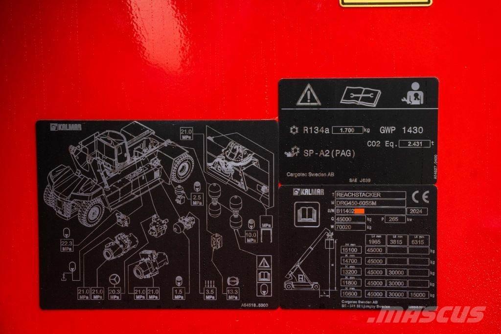 Kalmar DRG450-60S5M Stivuitoare Telescopice Rotative