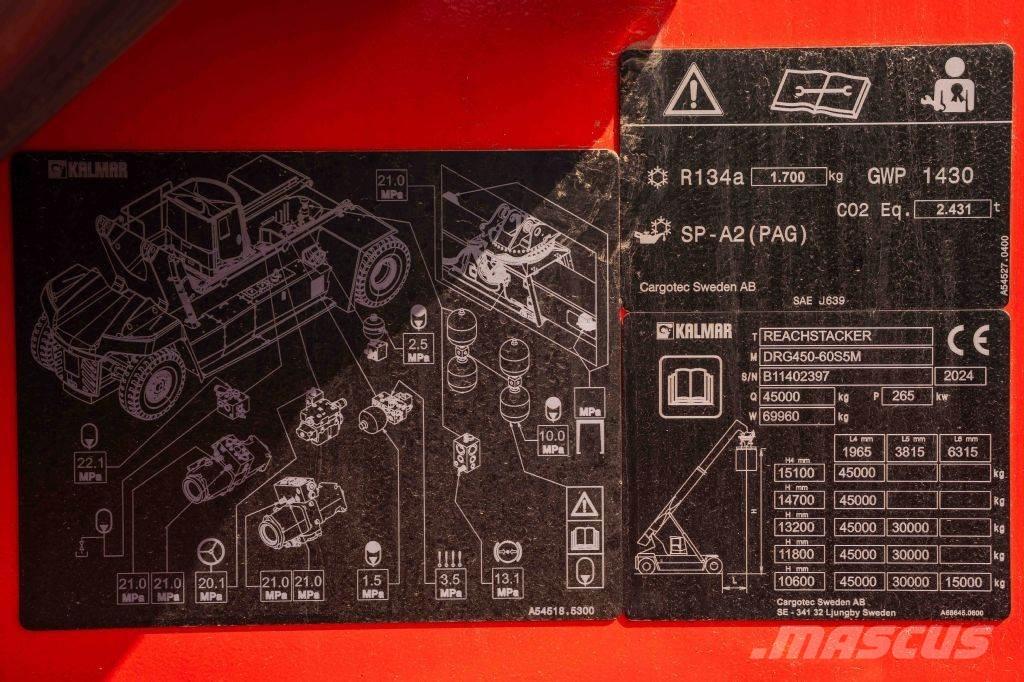 Kalmar DRG450-60S5M Stivuitoare Telescopice Rotative