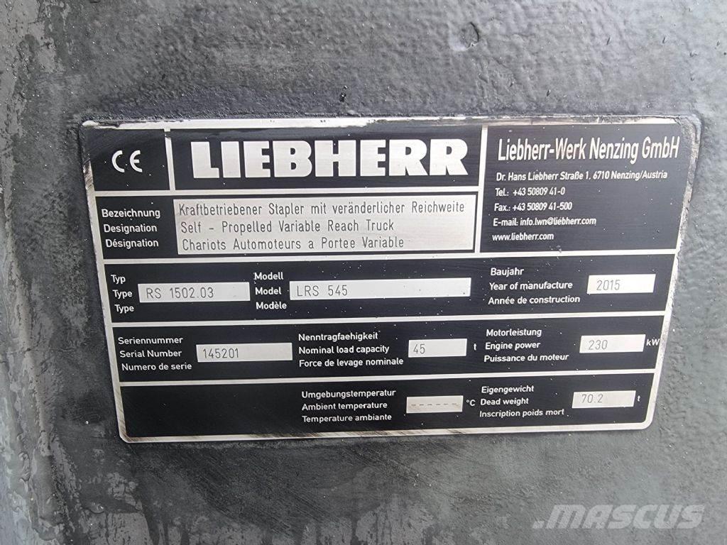 Liebherr LRS 545 Stivuitoare Telescopice Rotative