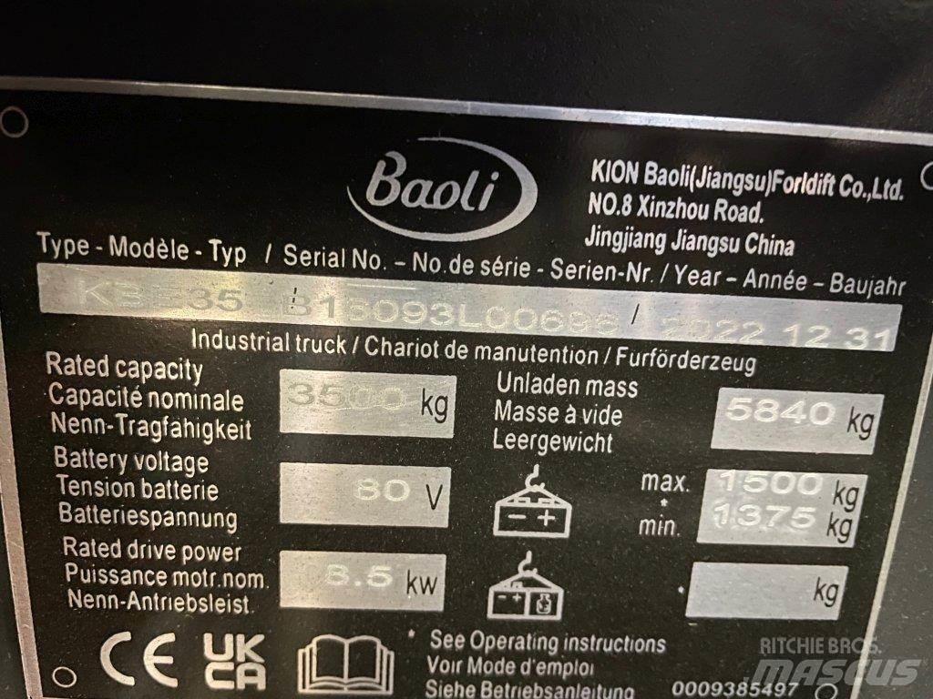 Baoli KBE35 Stivuitor electric