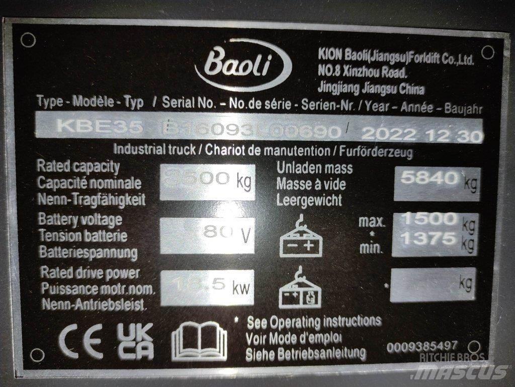 Baoli KBE35 Stivuitor electric