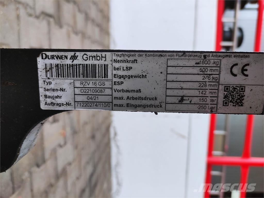 Durwen RZV 16 GS Stivuitoare - Altele