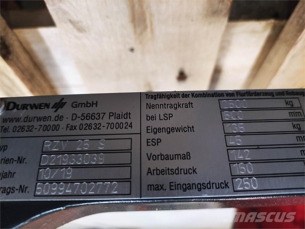 Durwen RZV 25 S Stivuitoare - Altele