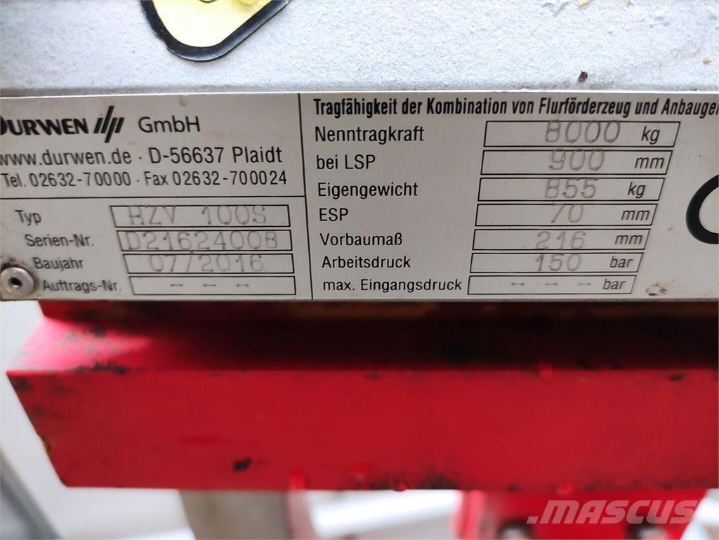 Durwen RZV100S Stivuitoare - Altele
