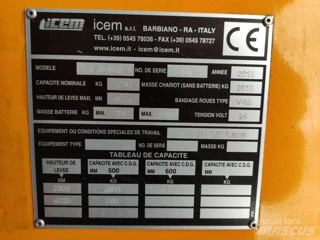 Icem CTS20/402 FT Stivuitor cu catarg retractabil
