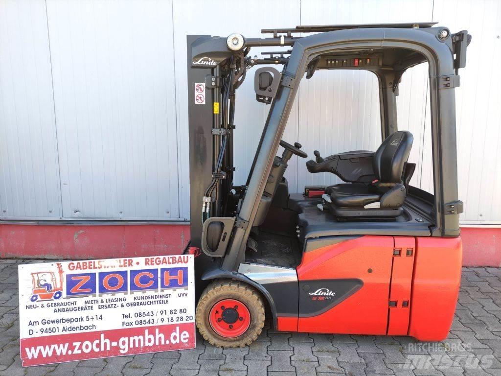 Linde E16C-02-386 EVO Stivuitor electric