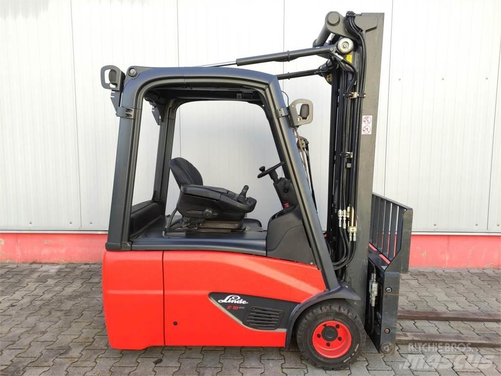 Linde E18-02-386 (LACK NEU) Stivuitor electric