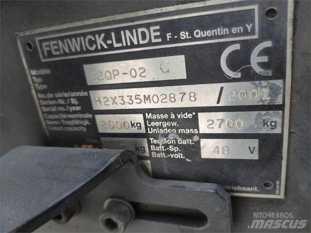 Linde E20P-02-335 Stivuitor electric