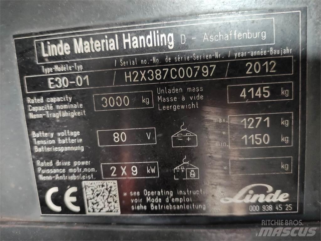 Linde E30-01-387 Stivuitor electric