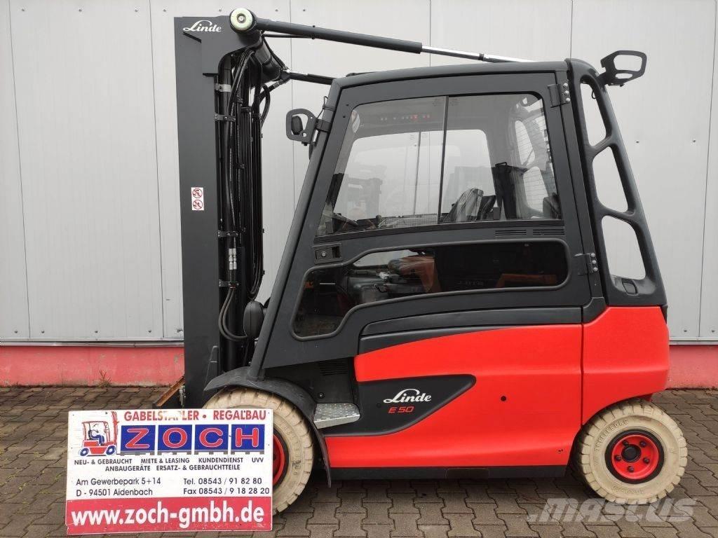 Linde E50HL-01-388 Stivuitor electric