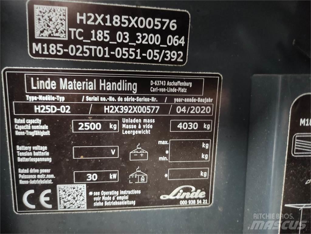 Linde H25D-02-392 EVO Stivuitor diesel
