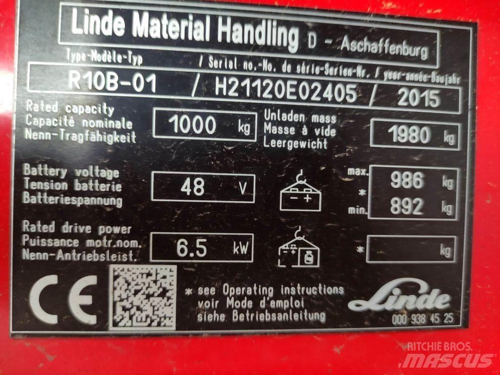 Linde R10B-01-112 Stivuitor cu catarg retractabil