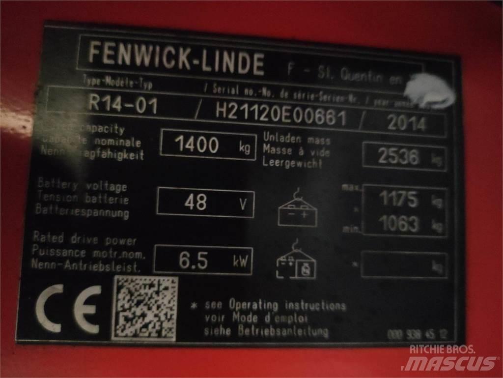 Linde R14-01-1120 Stivuitor cu catarg retractabil