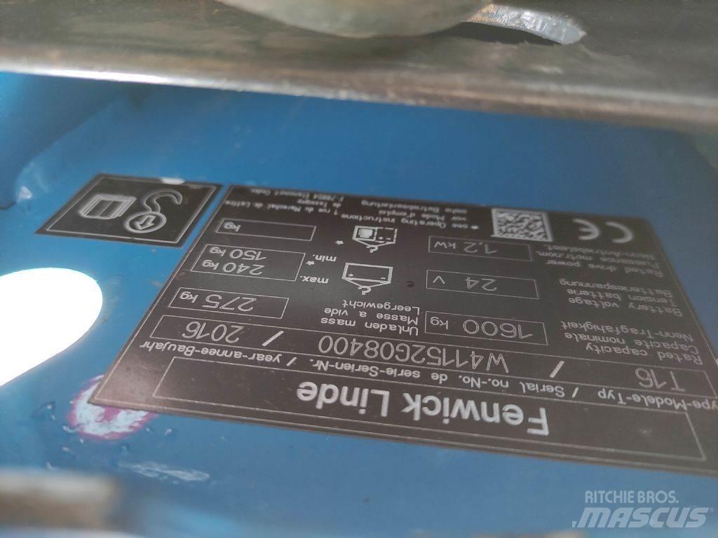Linde T16 Transpaleta manuala