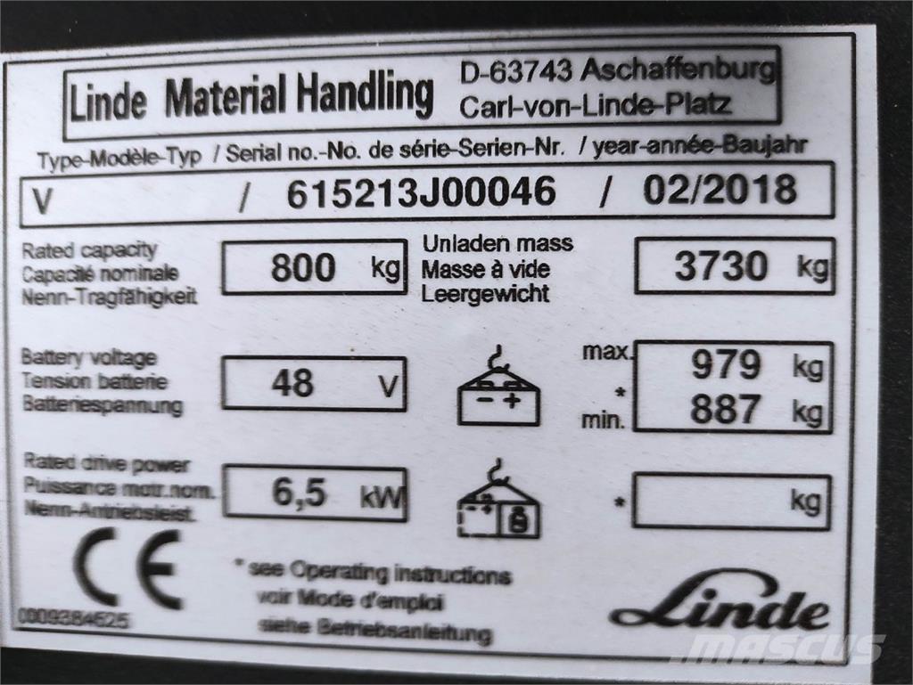 Linde V Modular Stivuitoare pentru comisionare(logistica)