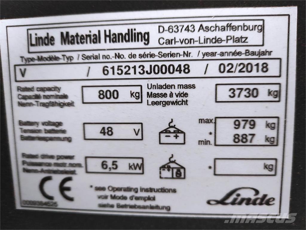 Linde V Modular Stivuitoare pentru comisionare(logistica)