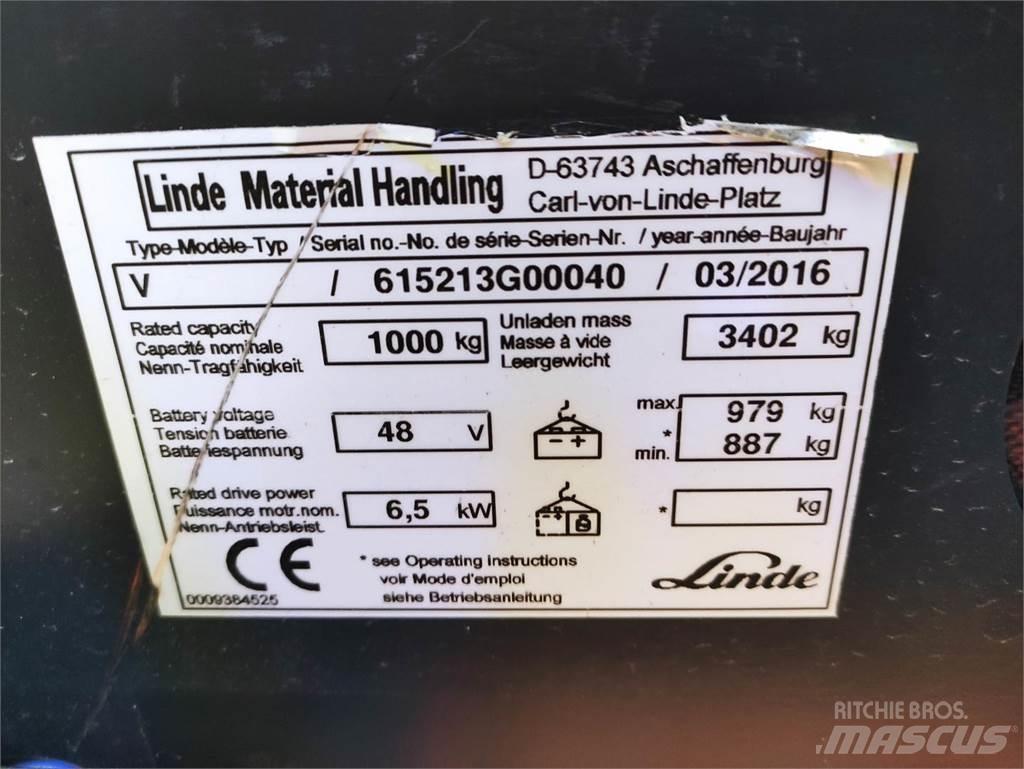 Linde V12 Stivuitoare pentru comisionare(logistica)