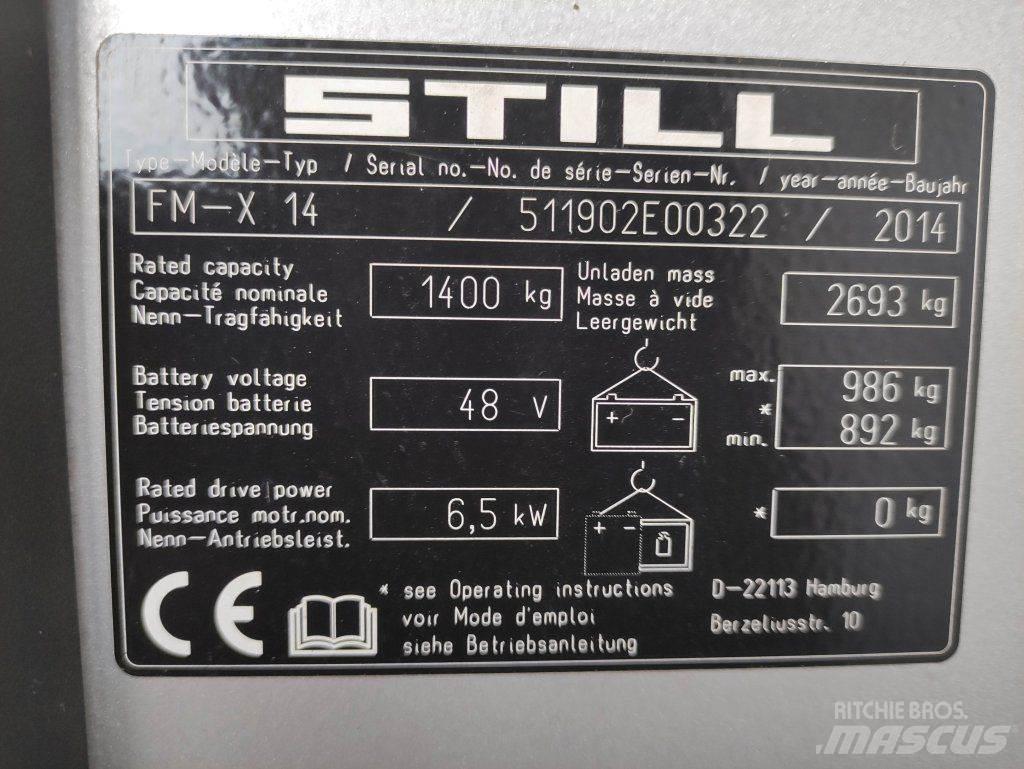 Still FM-X-14 Stivuitor cu catarg retractabil