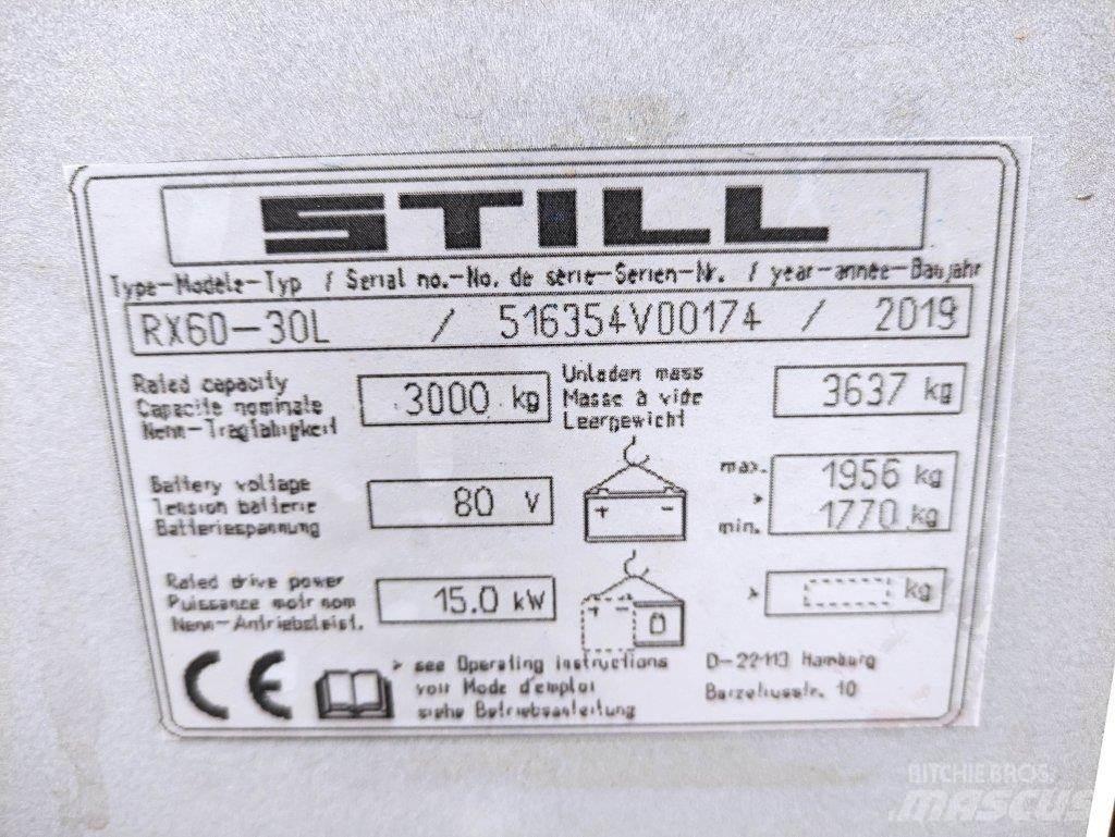 Still RX60-30 L Stivuitor electric