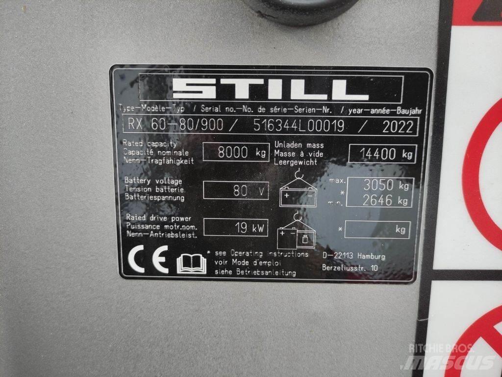 Still RX60-80/900 Stivuitor electric