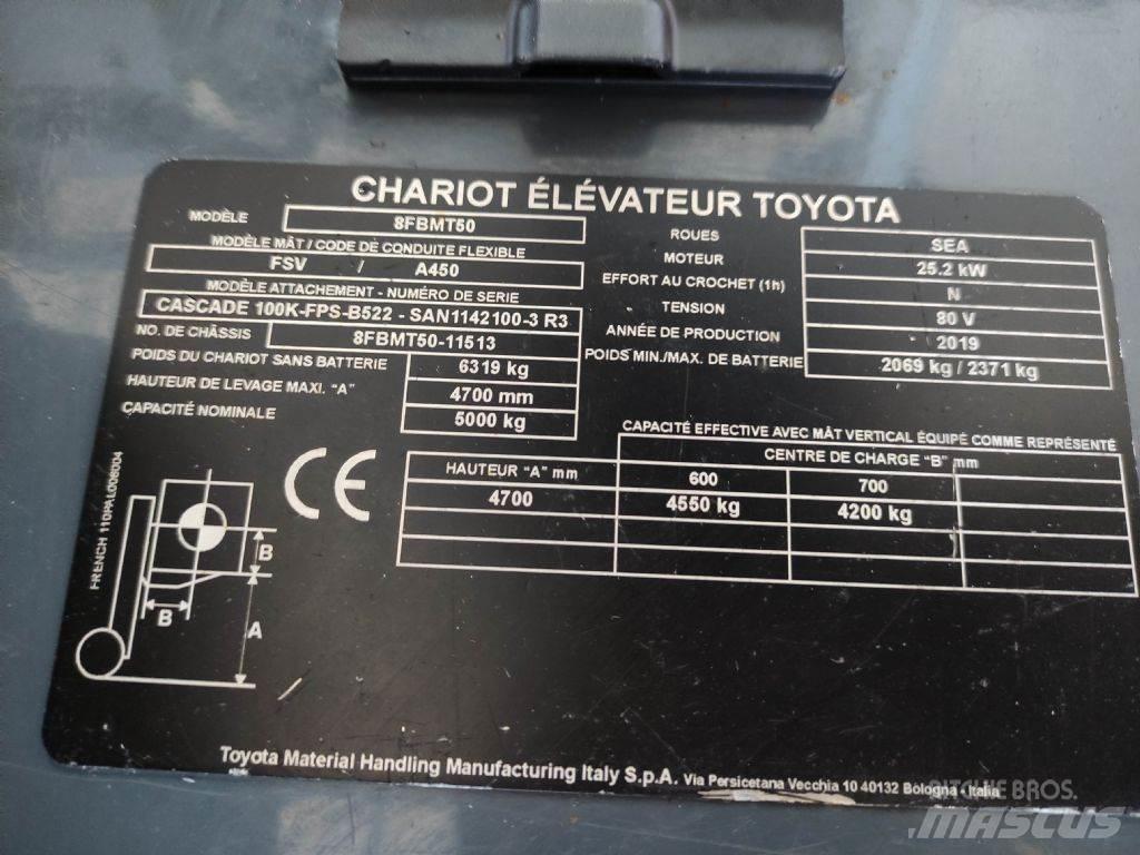Toyota 8FBMT50 Stivuitor electric