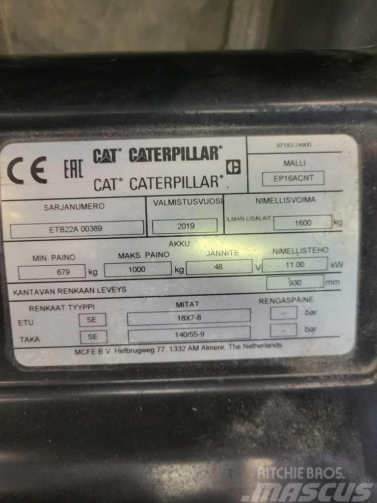 CAT EP16 ACNT " Lappeenrannassa" Stivuitor electric