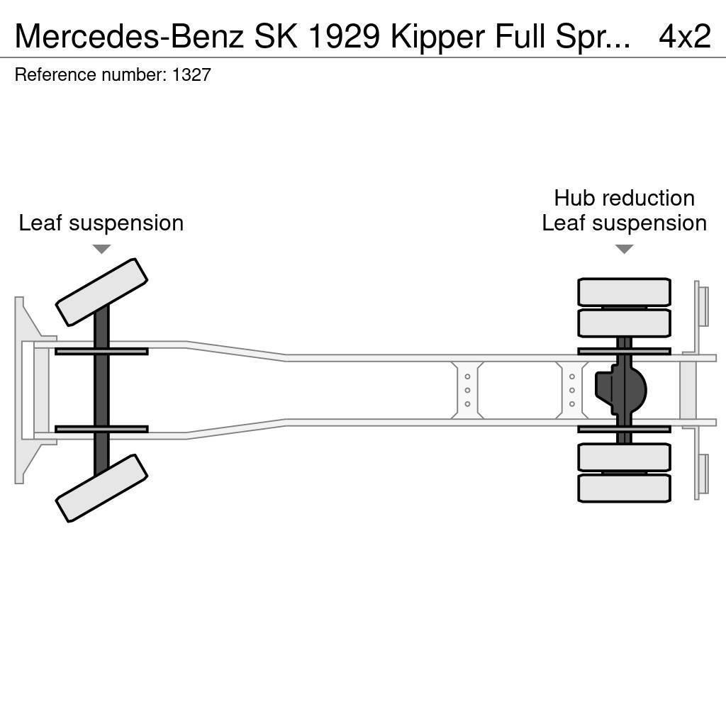 Mercedes-Benz SK 1929 Kipper Full Spring V8 Big Axle Good Condit Autobasculanta