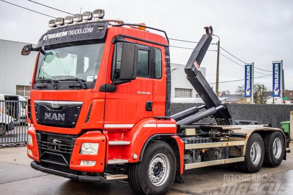 MAN TGS 26.480 BL-6X2-2 Camion cadru container