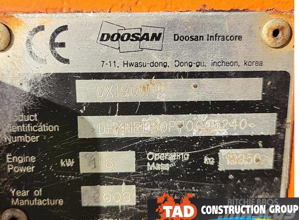 Doosan DX 190 W Excavatoare cu roti