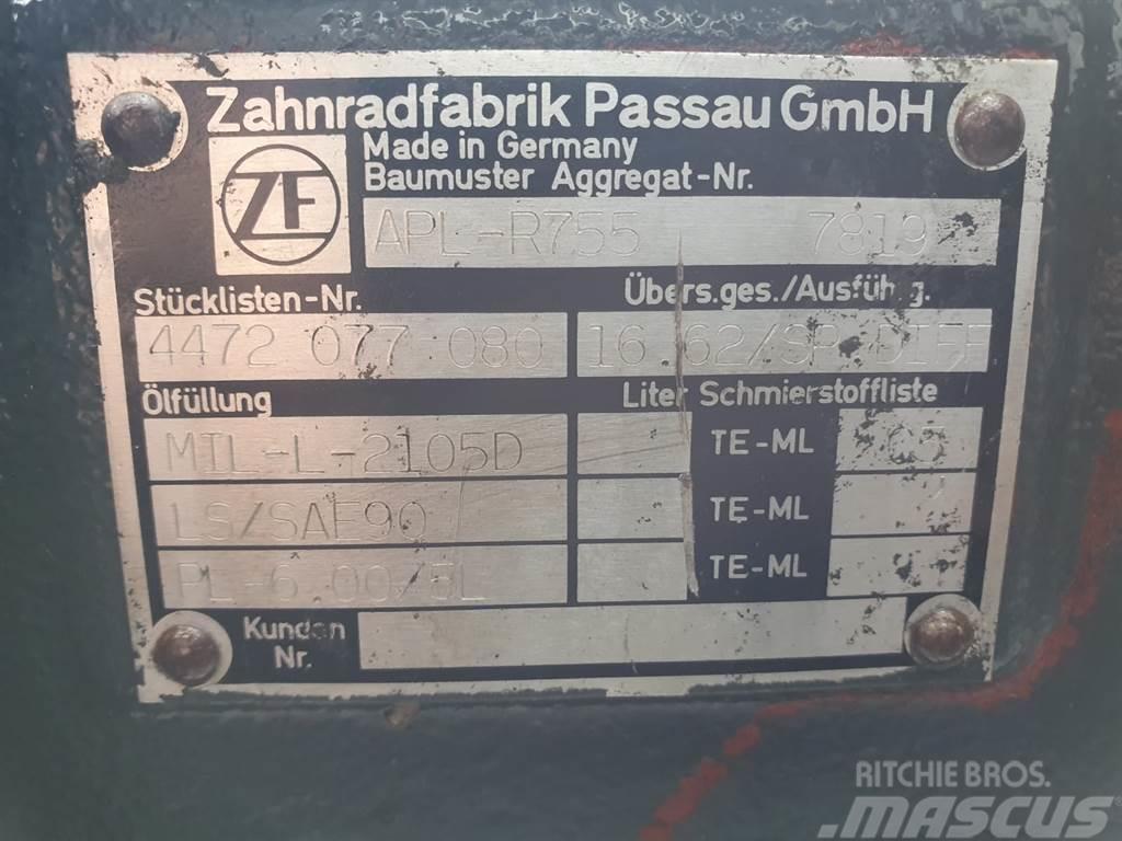 ZF APL-R755 - Ahlmann AZ 14 - Axle Axe